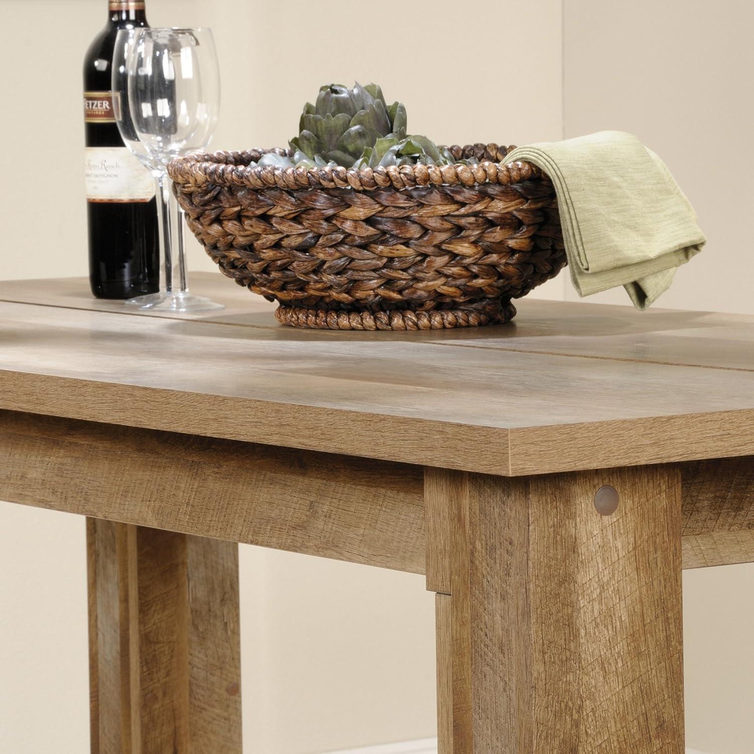 Sauder Boone Mountain Counter-Height Kitchen Dinette Table, Sindoori Mango Finish