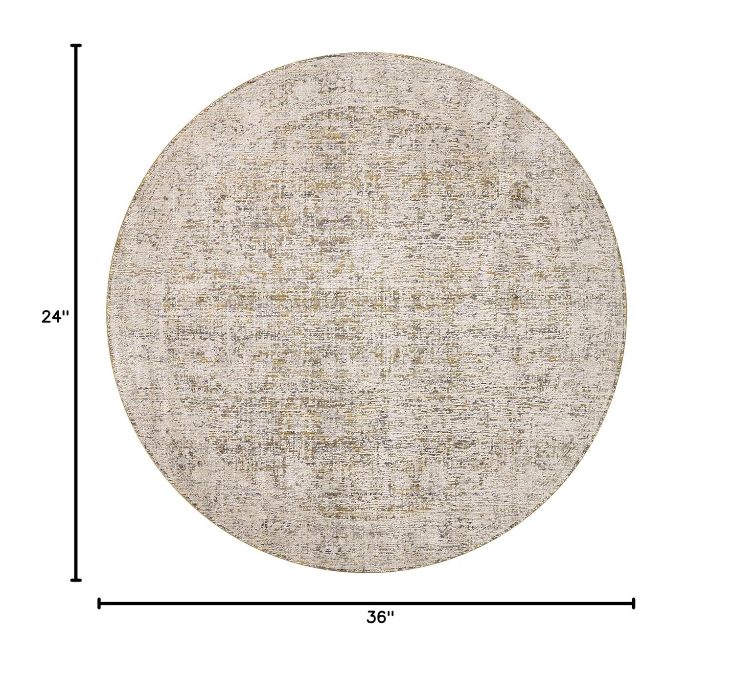 Amber Lewis x Loloi Alie Gold / Beige Area Rug