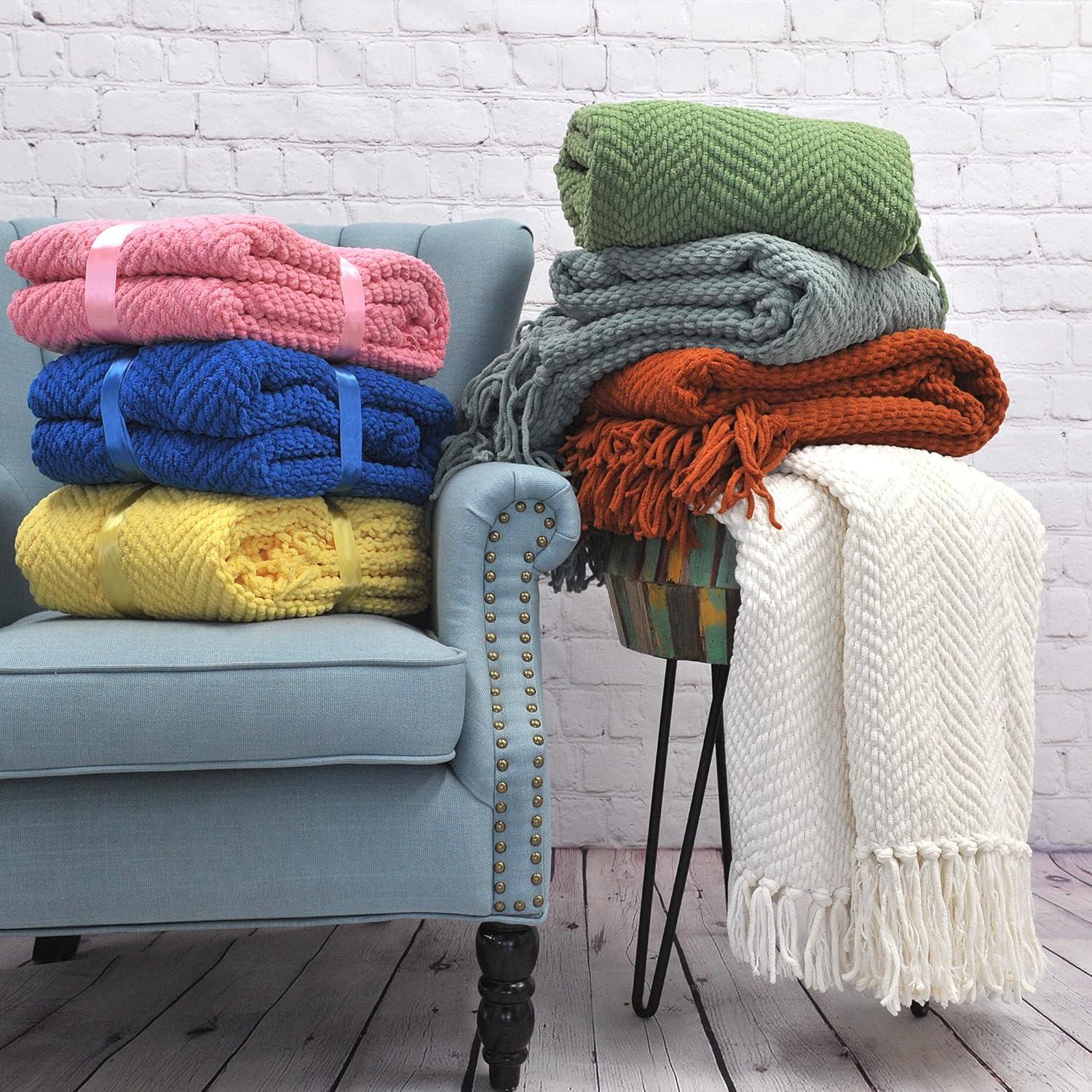 Knitted Throw Blanket