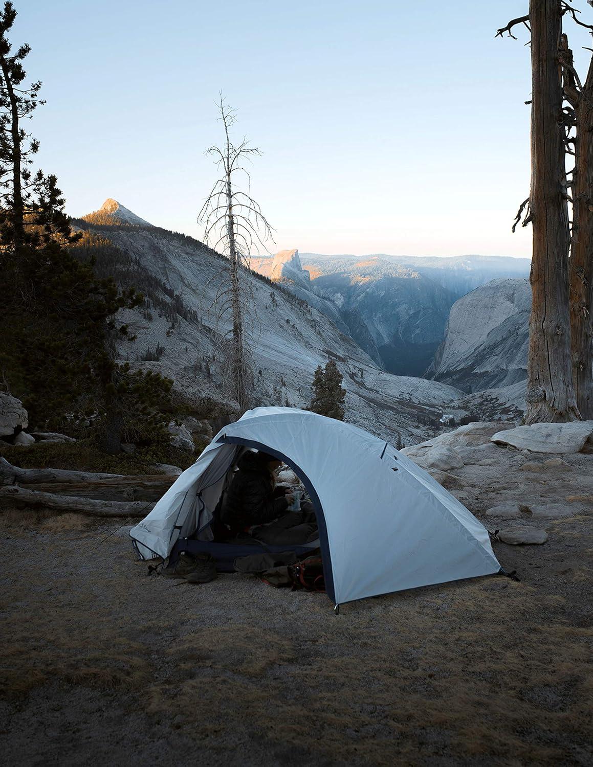 Zephyr 3-Person Glacier Blue Mesh Tent with Vestibule