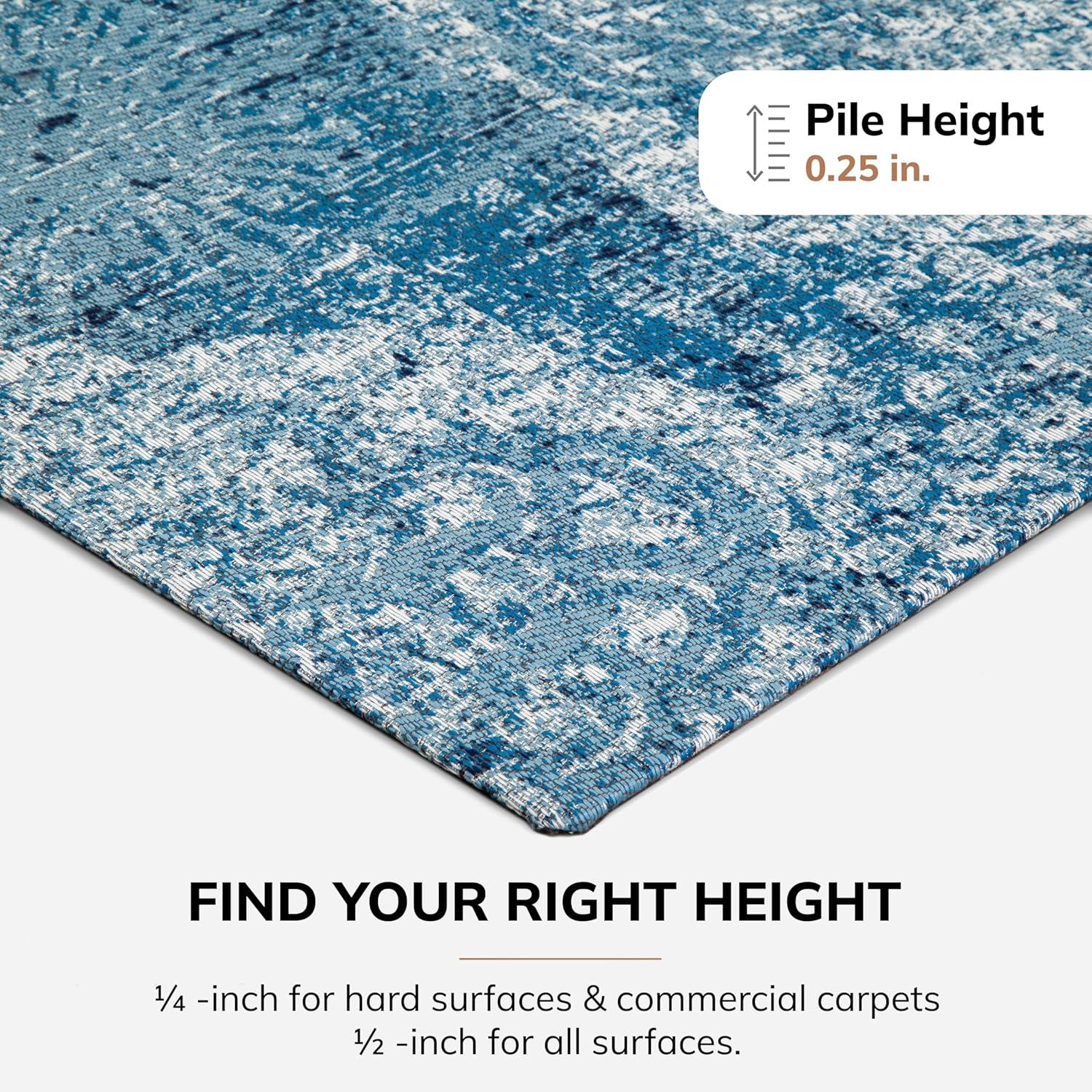 Anji Mountain Maldives Carpet Straight Rectangular Chair Mat