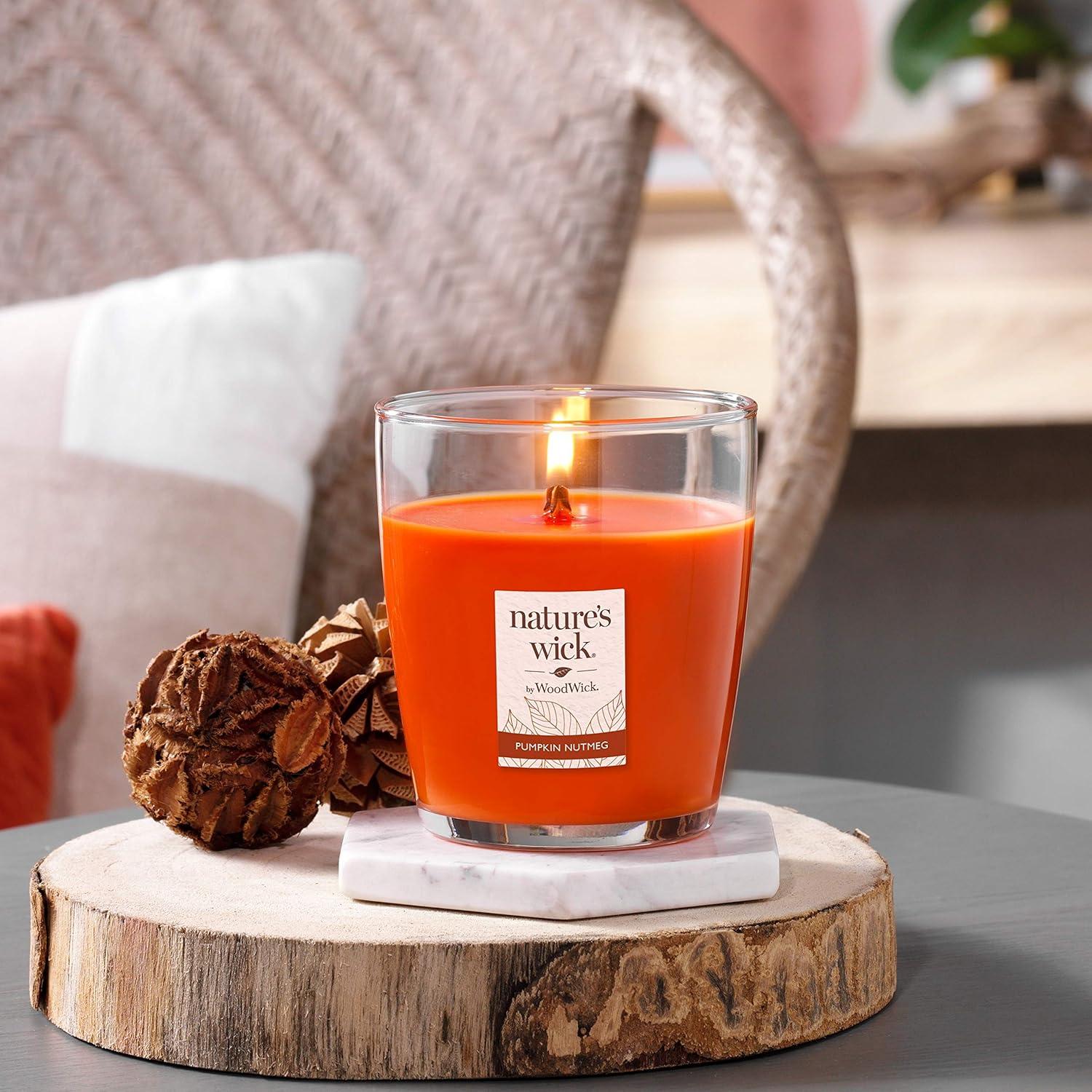 Nature's Wick Pumpkin Nutmeg Candle