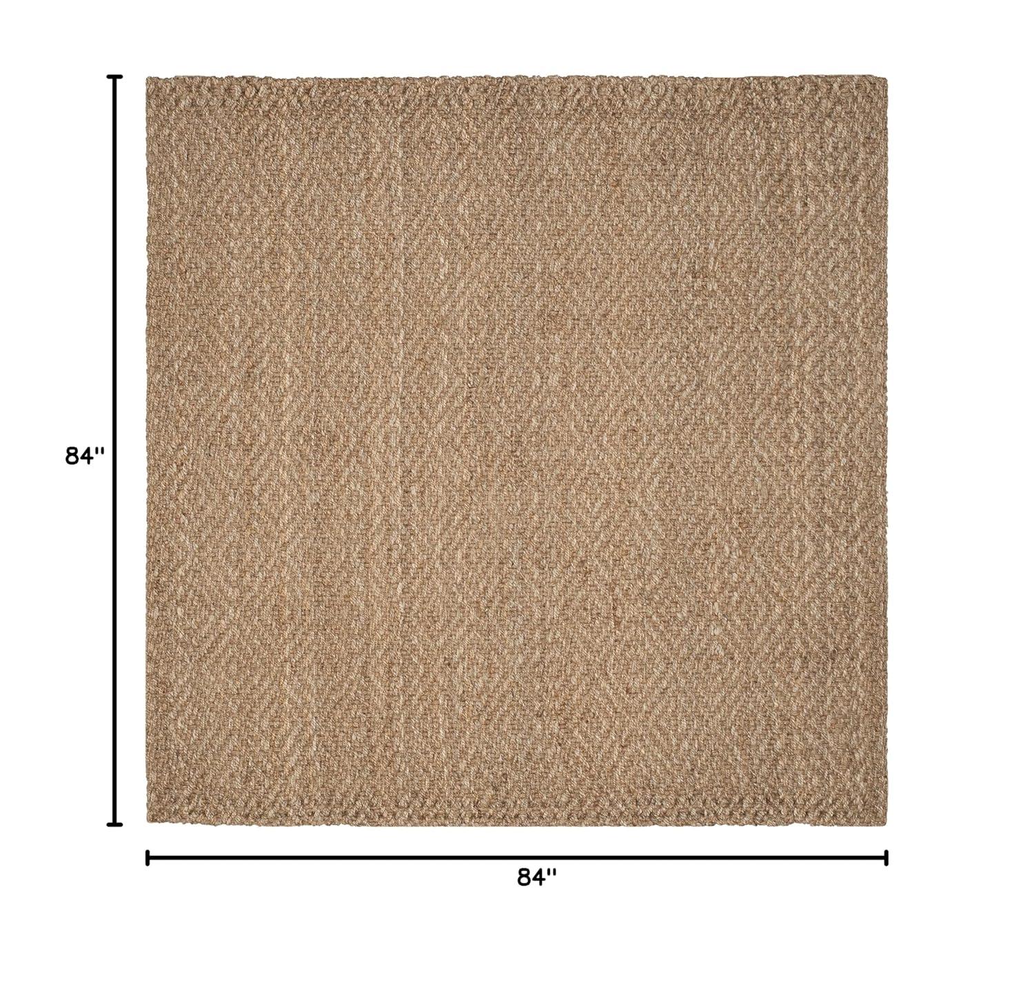 Erroll Pollux Handmade Flatweave Jute/Sisal Area Rug in Brown