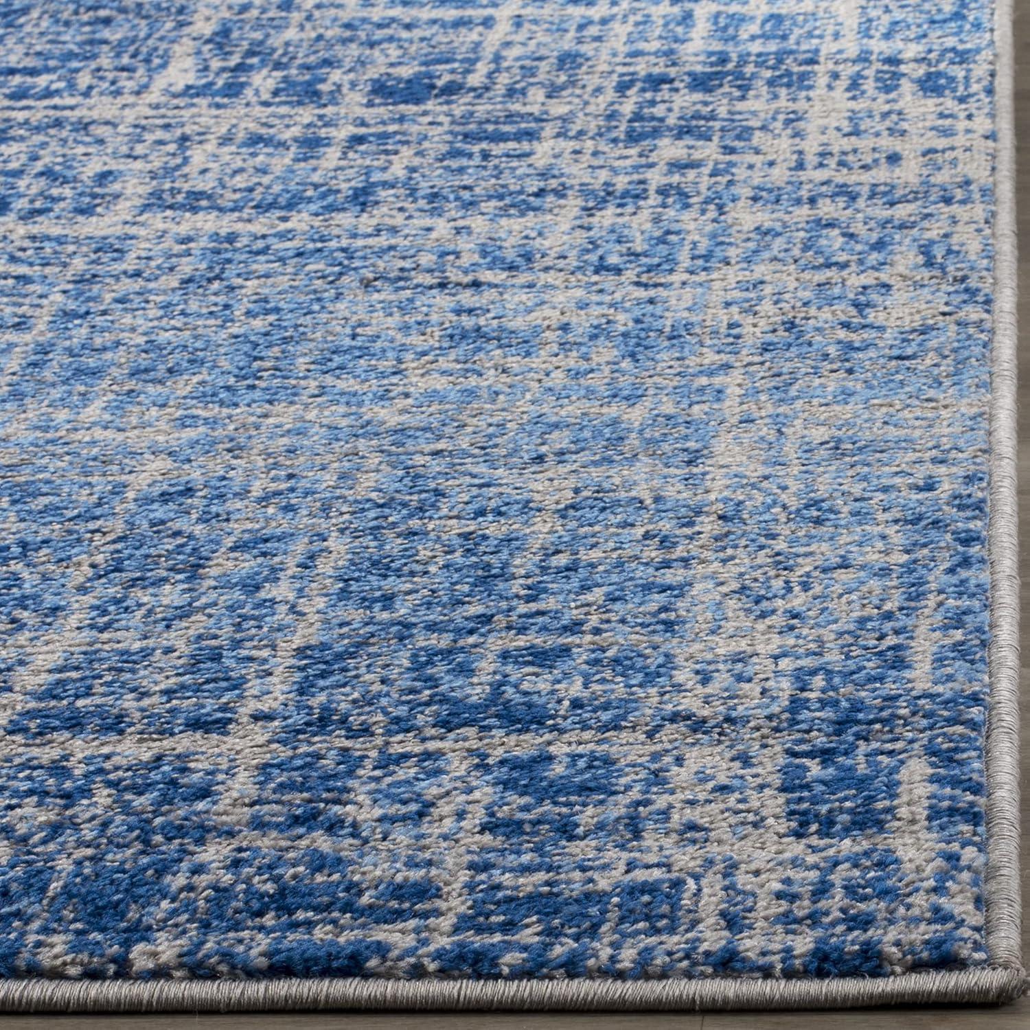 Adirondack ADR116 Machine Made Indoor Area Rug - Blue/Silver - 9'x12' - Safavieh