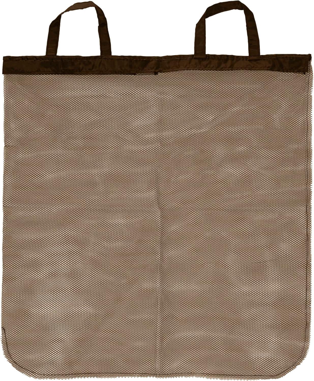Household Essentials Collapsible Laundry Hamper Gray/Brown: Slim Clothes Hamper with Lid, Removable Liner, Magnetic Closure
