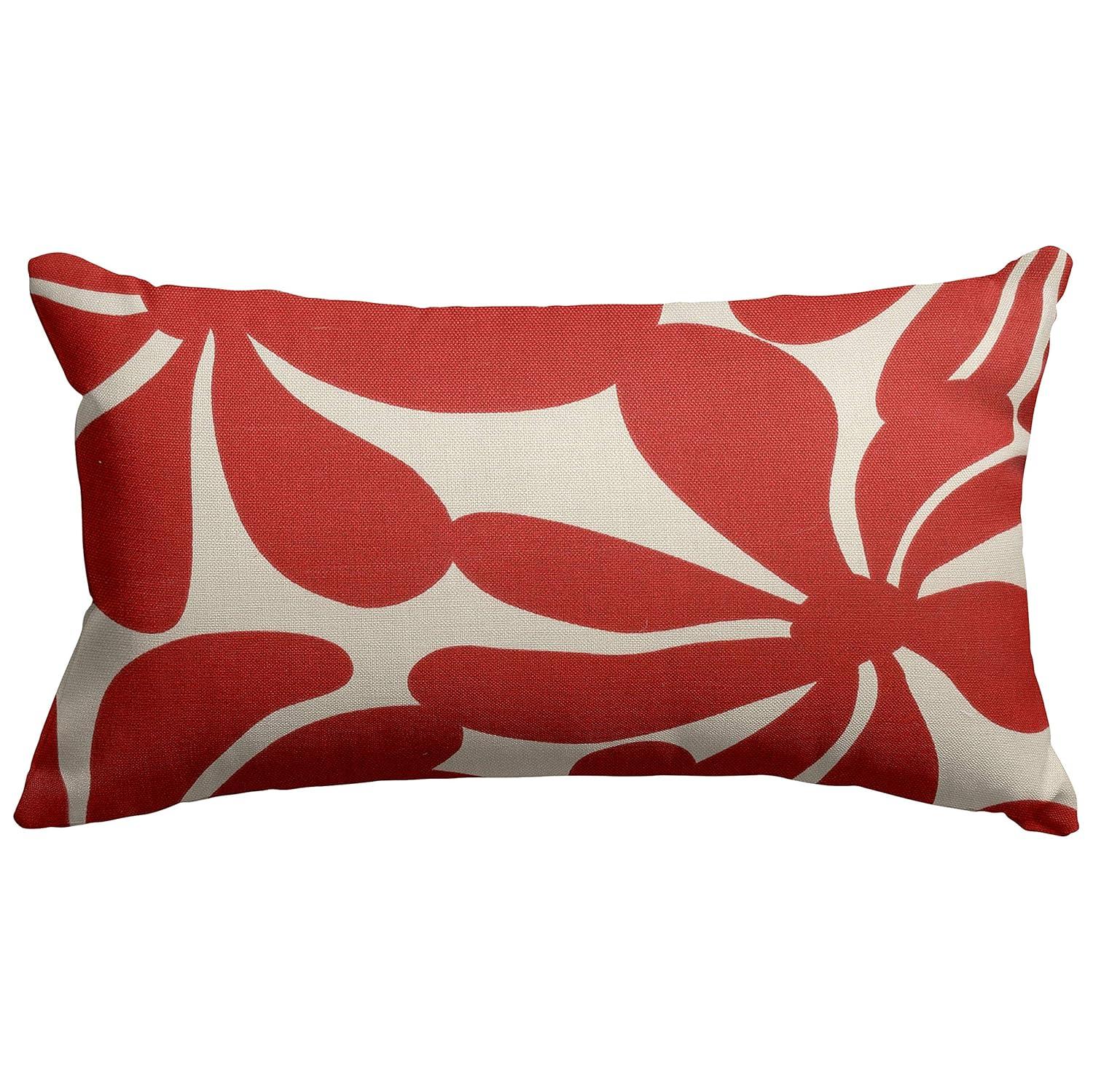 Plantation Floral Indoor/Outdoor Reversible Throw Pillow