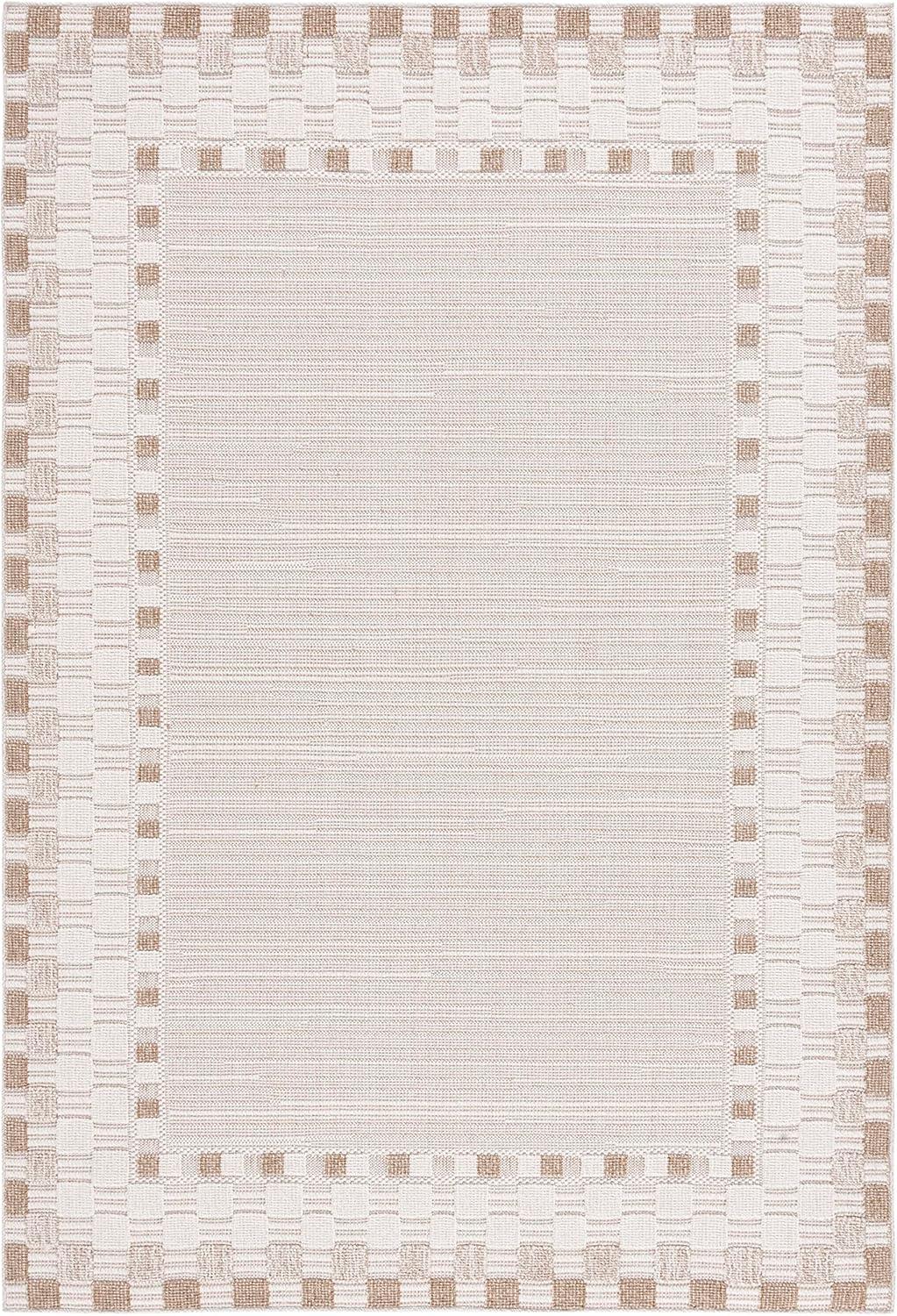 Gray Synthetic 9' x 12' Flat Woven Reversible Area Rug