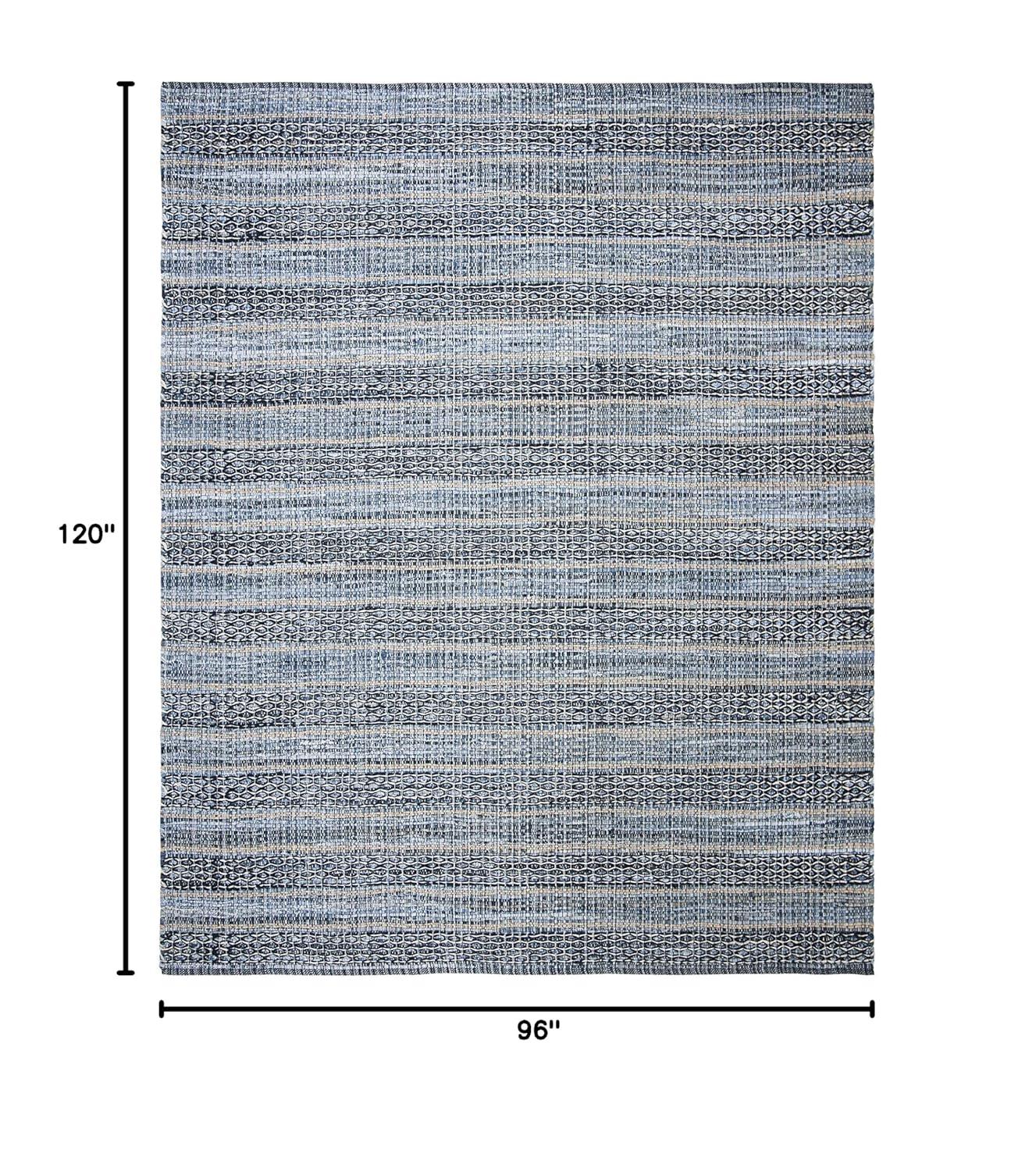 Montauk MTK418 Hand Woven Indoor Area Rug - Blue - 8'x10' - Safavieh