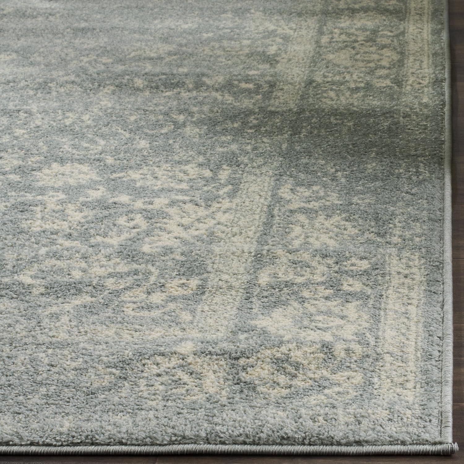 Adirondack ADR109 Machine Made Indoor Accent Rug - Slate/Ivory - 2'-6"x4' - Safavieh