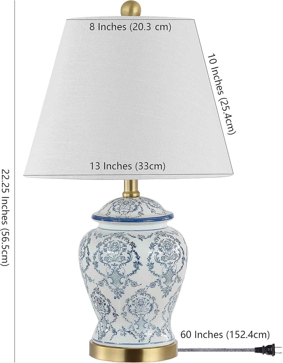 Jonathan Y Juliana Traditional Classic Chinoiserie Ceramic Led Table Lamp