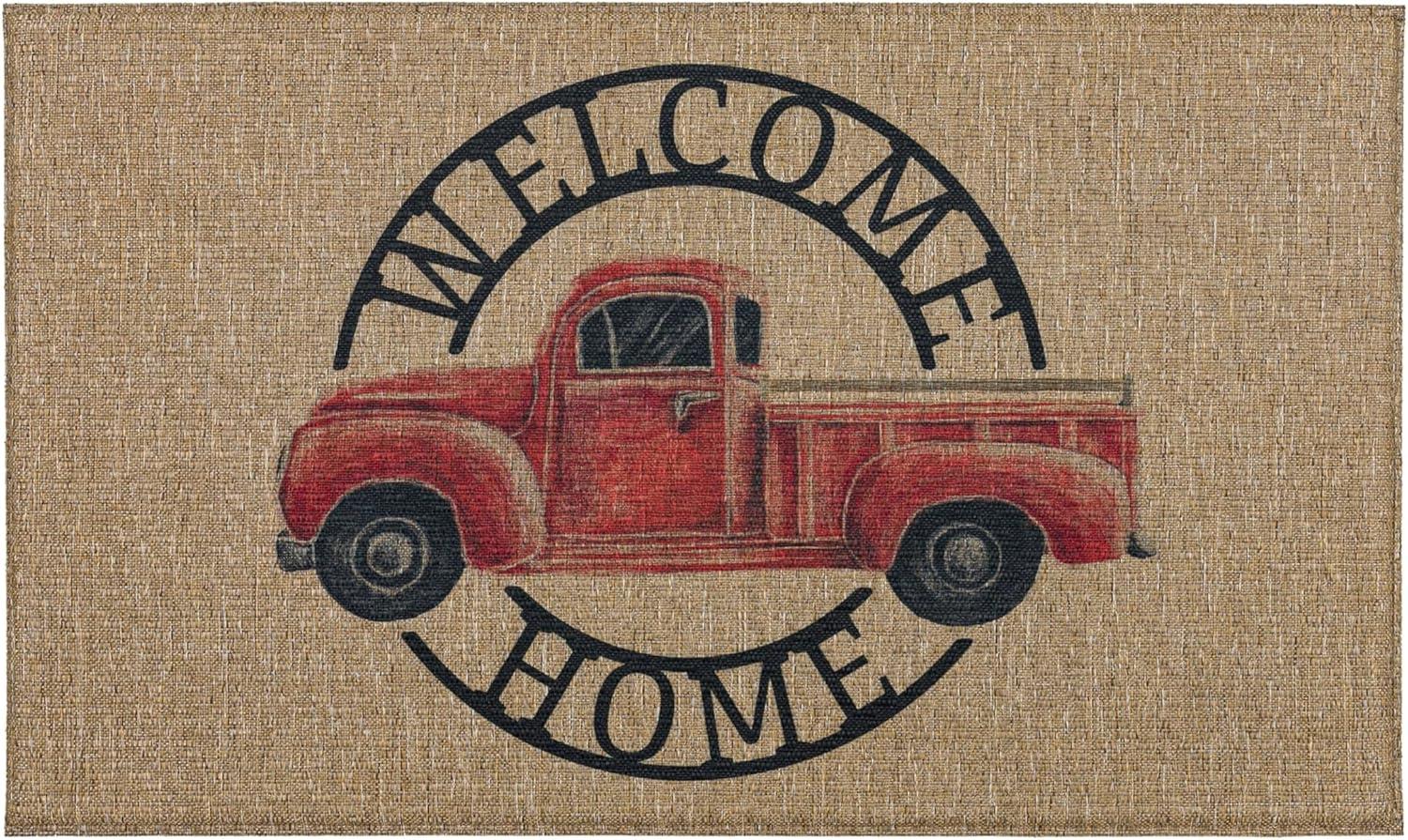 Mohawk Home Harvest Chalk Home Multicolor Novelty Weather Resistant Door Mat