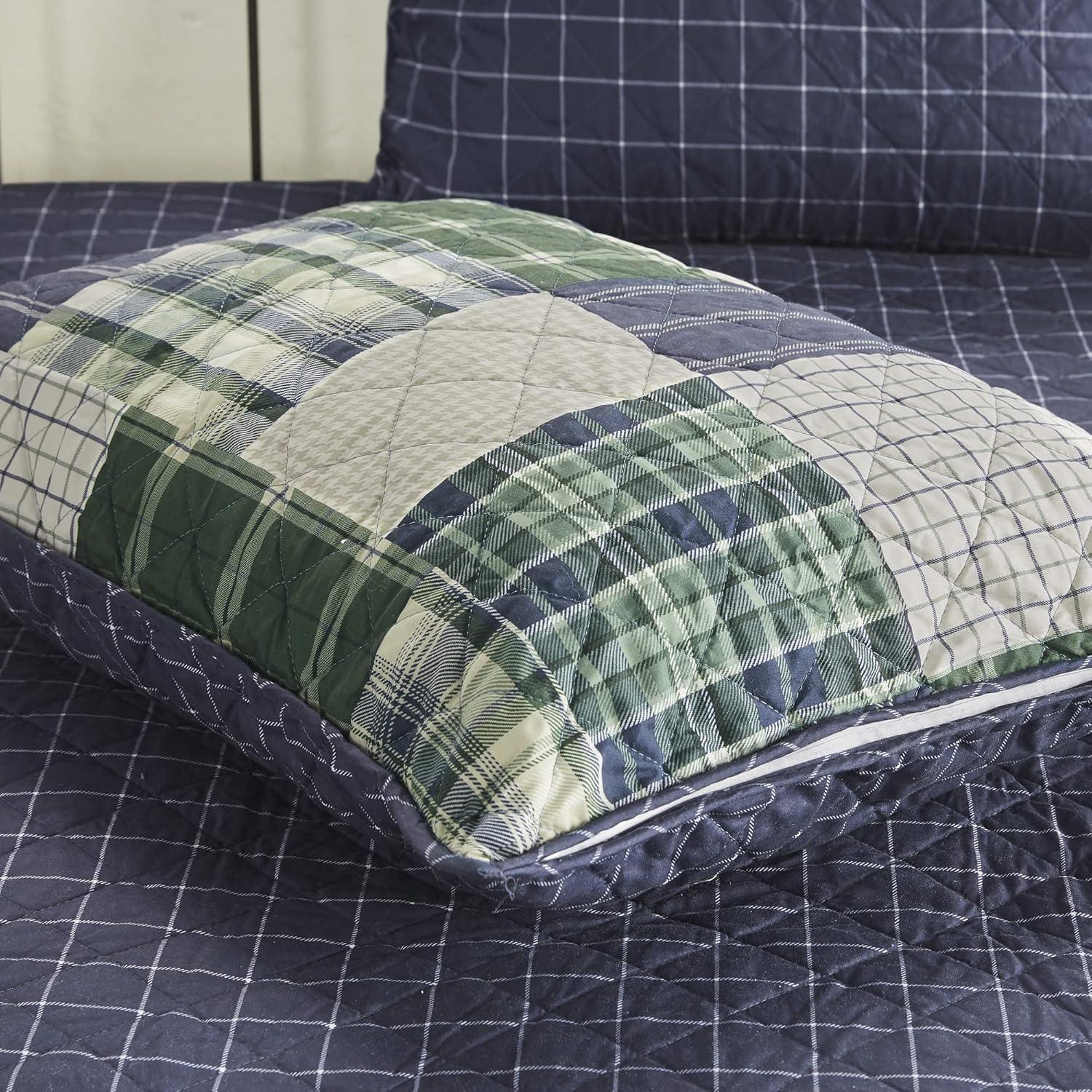 Timber 3 Piece Reversible Printed Quilt Set