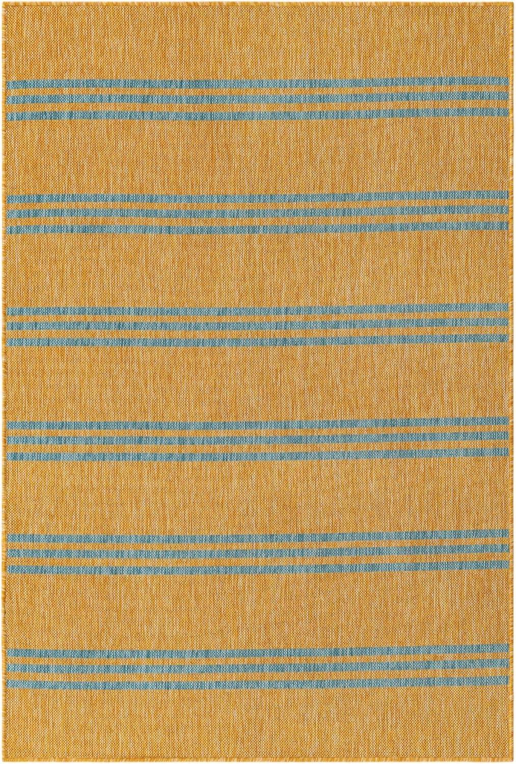 Jill Zarin Outdoor Anguilla Striped Woven Area Rug