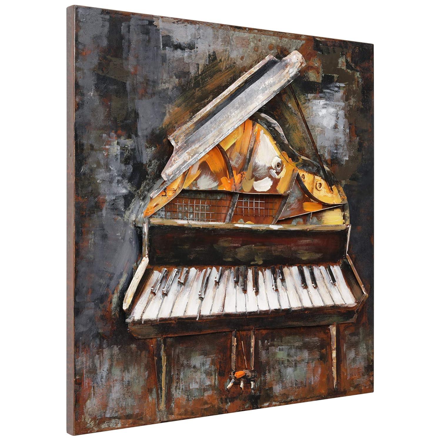 Empire Art Direct Magic Keys Hand Painted 3D Metal Wall Art, 32" x 32" x 3", Ready to Hang