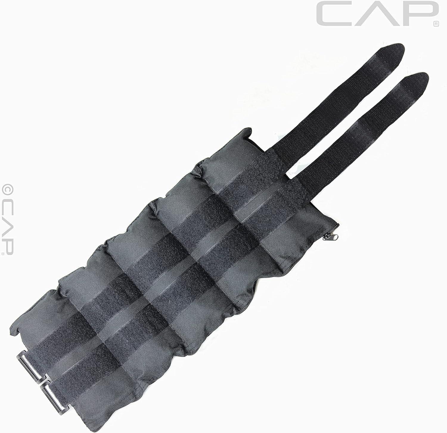 CAP Barbell Adjustable Ankle Pair Body Weight - Black 20lbs