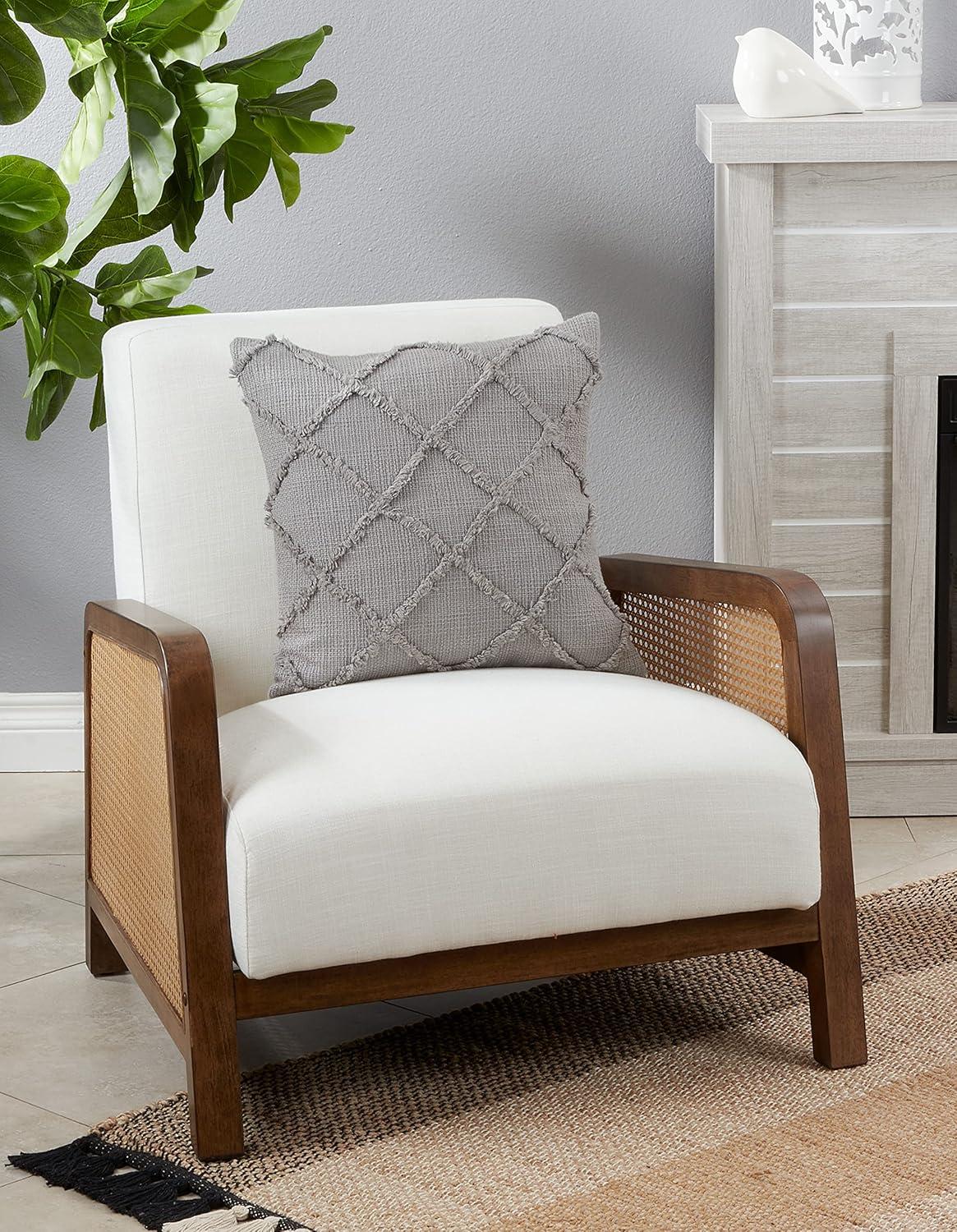 Iero Cotton Throw Pillow
