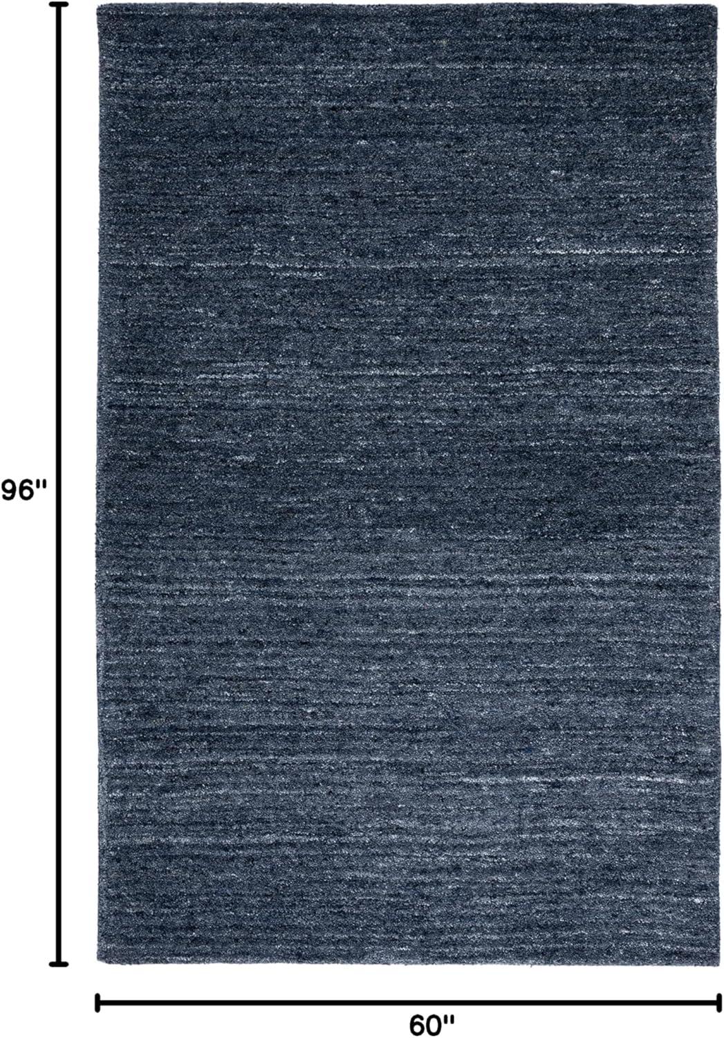 Himalaya HIM413 Hand Tufted Area Rug - Black/Gray - 5'x8' - Safavieh..