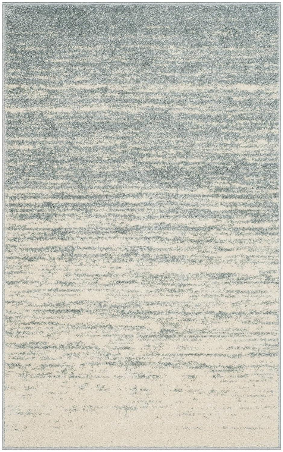 Adirondack ADR113 Machine Made Indoor Accent Rug - Slate/Cream - 3'x5' - Safavieh