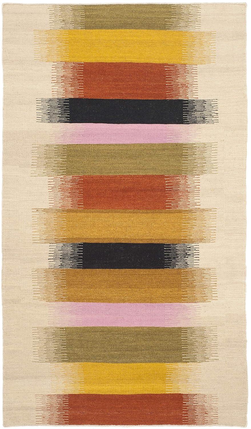 SAFAVIEH Dhurries Harland Geometric Area Rug, Beige/Multi, 3' x 5'
