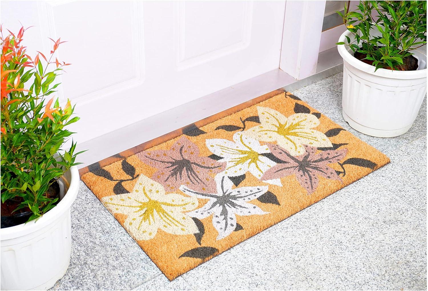 Calloway Mills 107211729 Lovely Lilies Doormat 17" x 29"