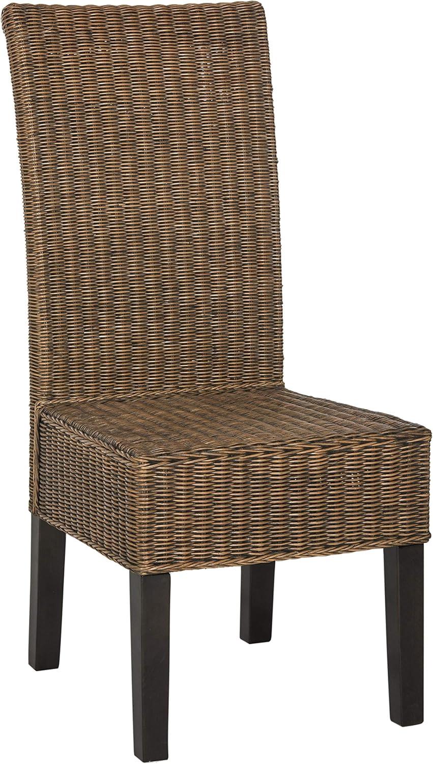 Arjun 18''H Wicker Dining Chair (Set of 2)  - Safavieh