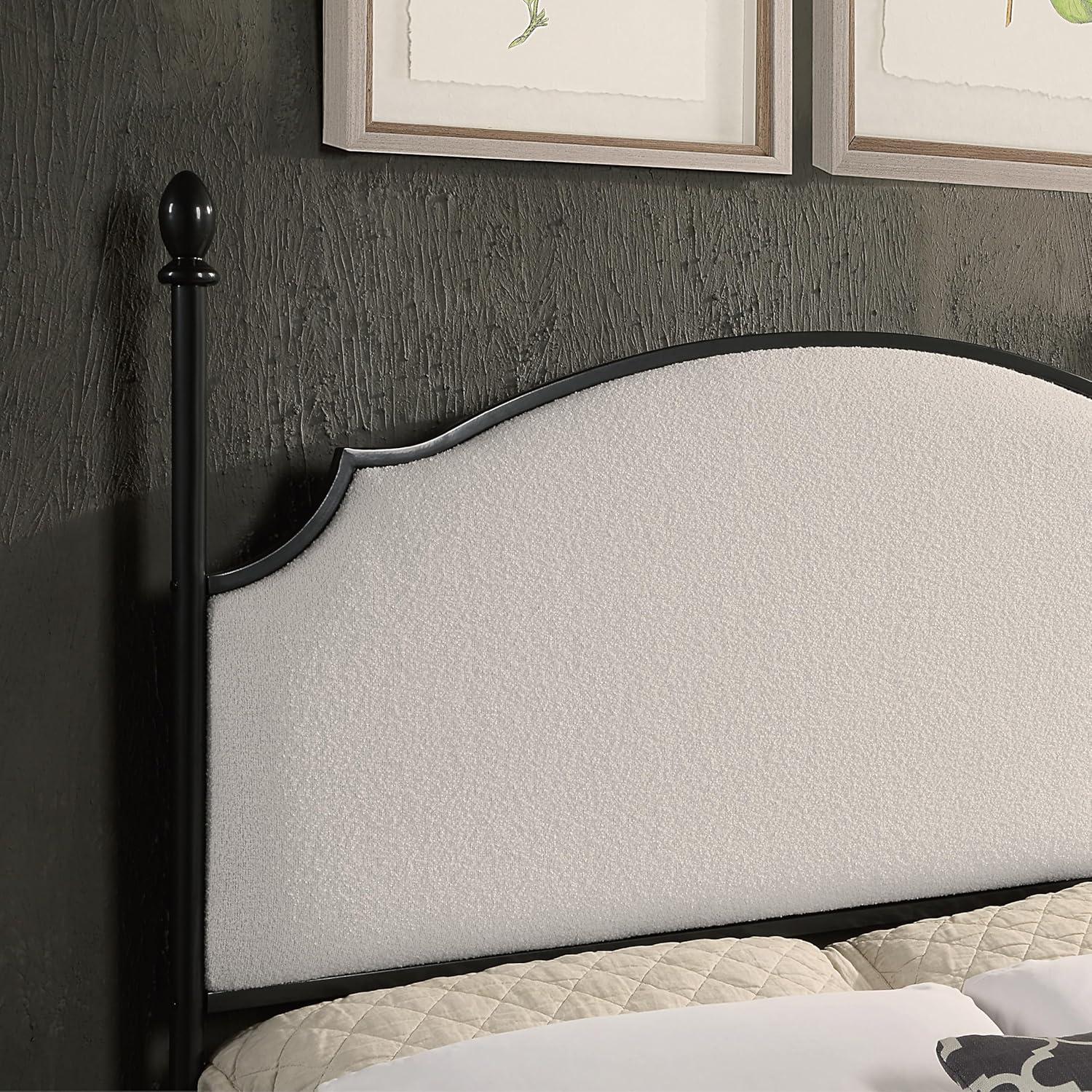 Blakesburg Upholstered Metal Four Poster Bed