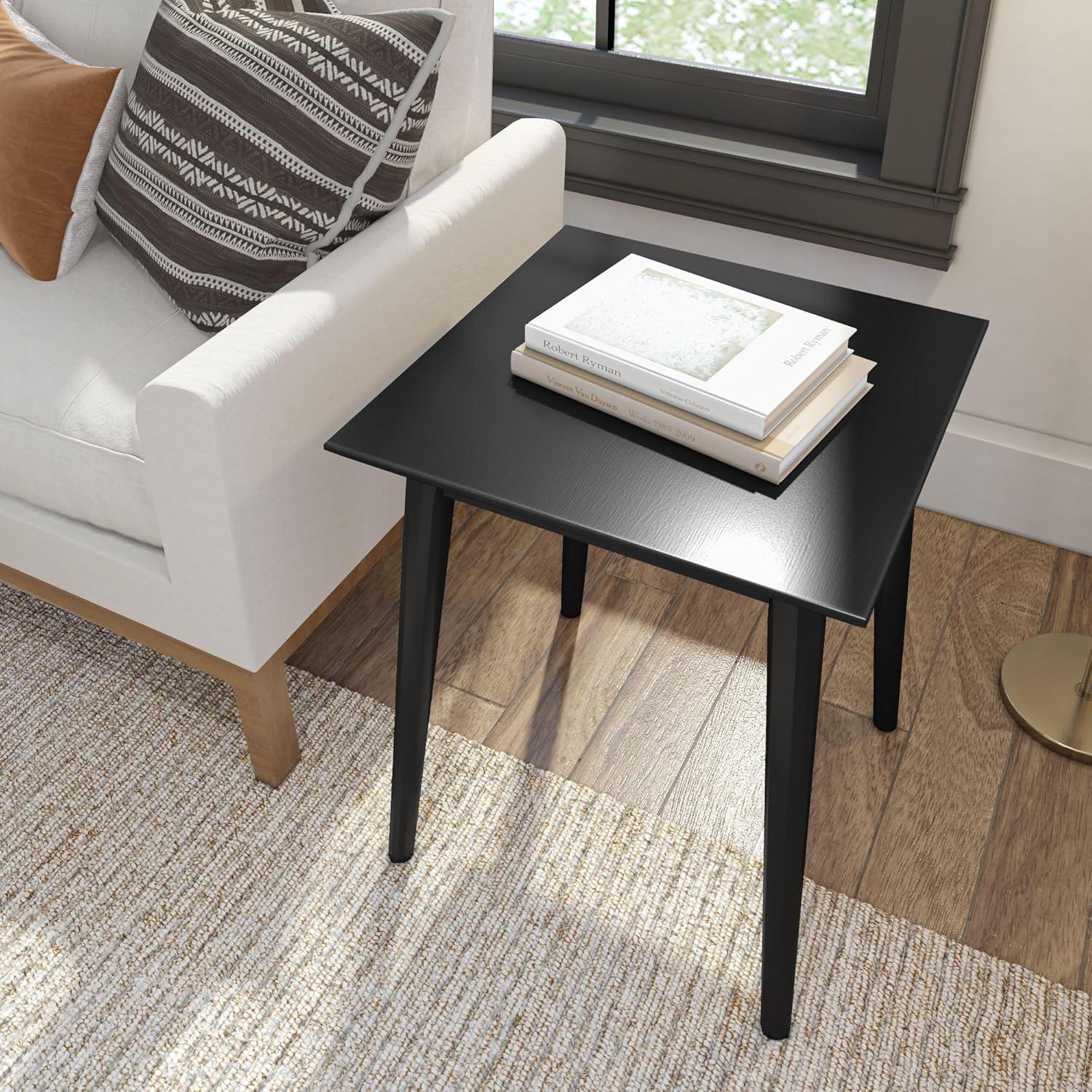 Leaford Solid Wood End Table