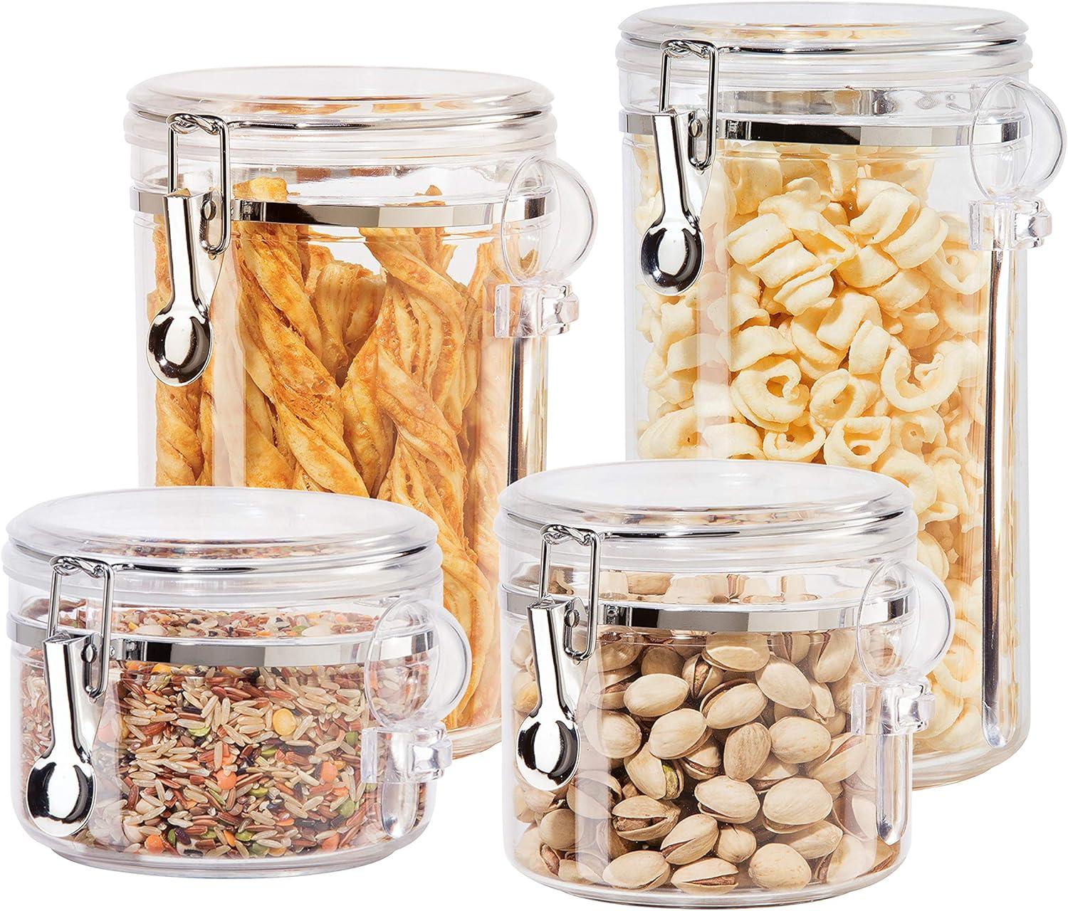 OGGI Fresh 4 Piece Kitchen Canister Set