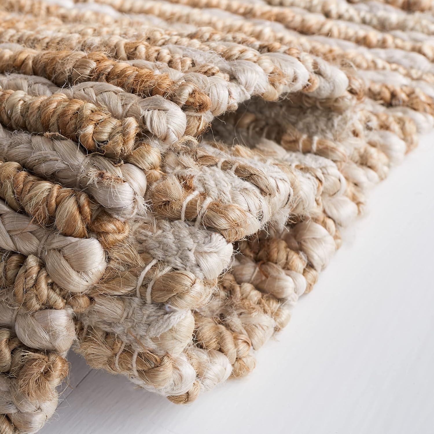 Natural Fiber NF750 Hand Woven Indoor Area Rug - Natural/Ivory - 8'x10' - Safavieh