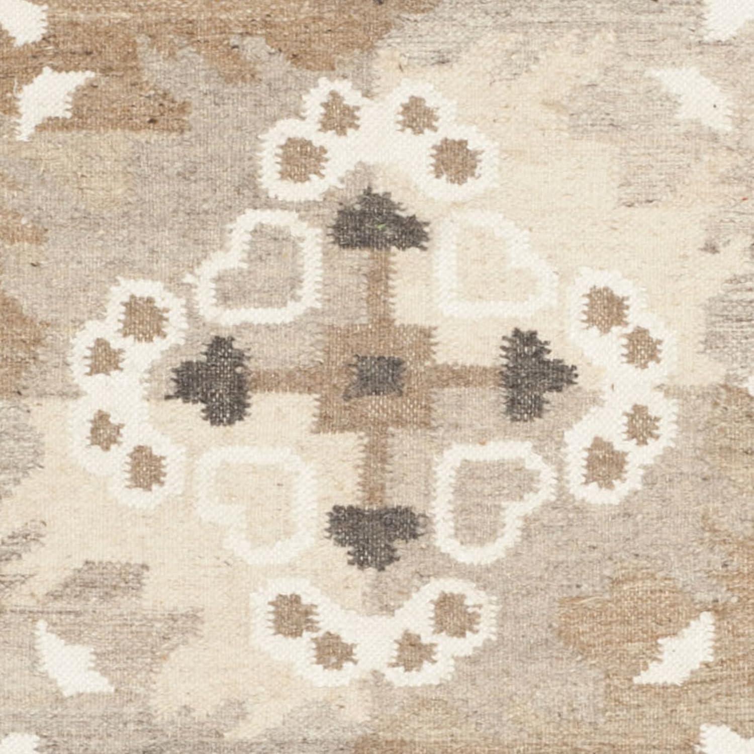 Natural Kilim NKM318 Hand Woven Area Rug - Grey/Multi - 7'x7' - Safavieh.