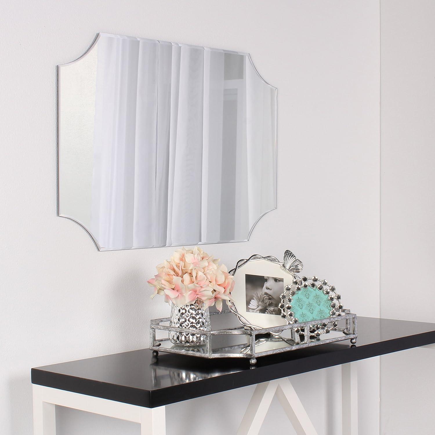 Kate and Laurel Ciel Tray, 12x18, Silver