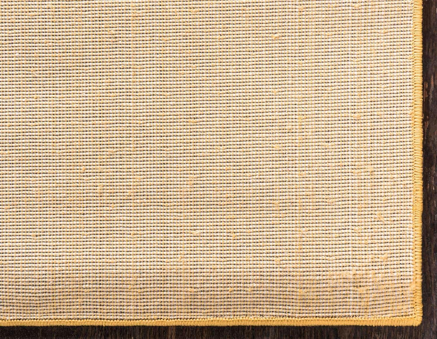 Unique Loom Williamsburg Collection Area Rug - Solid (2' 9" x 9' 10" Runner Gold)