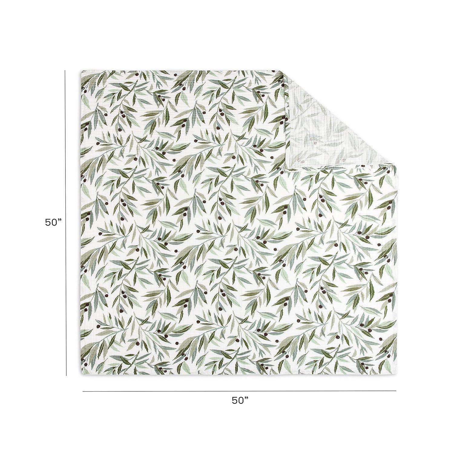 Oat Stripe Swaddle In Muslin Cotton