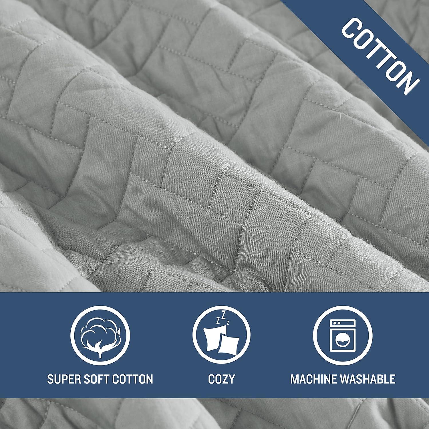 Tommy Bahama Home Tommy Bahama Raffia Solid Cotton Reversible Quilt Set