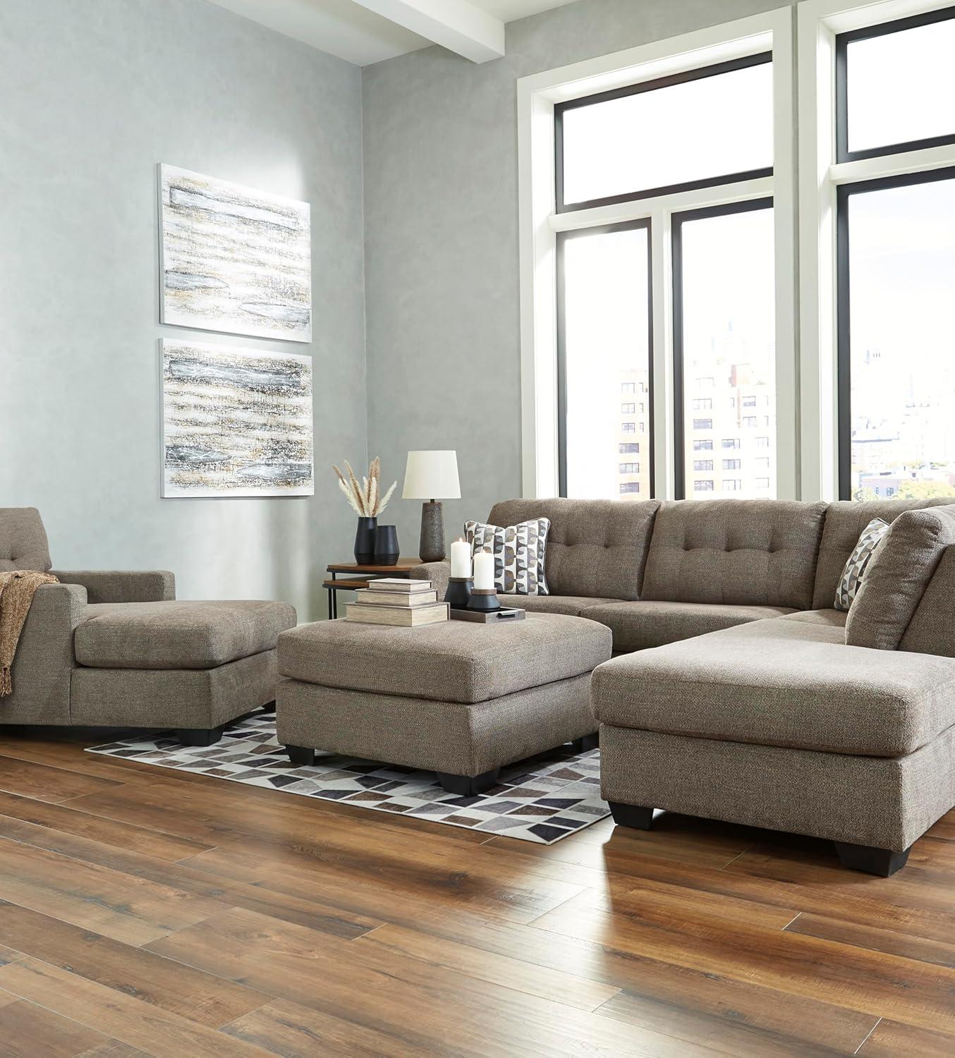 Signature Design by Ashley Mahoney Chocolate Chaise