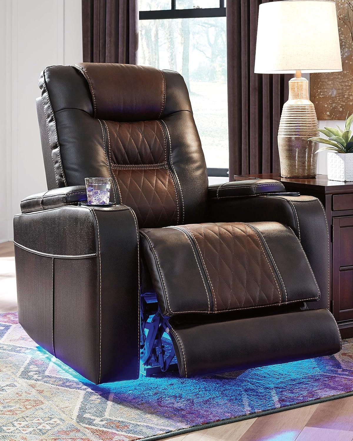 Signature Design by Ashley Composer Power Recliner in Brown