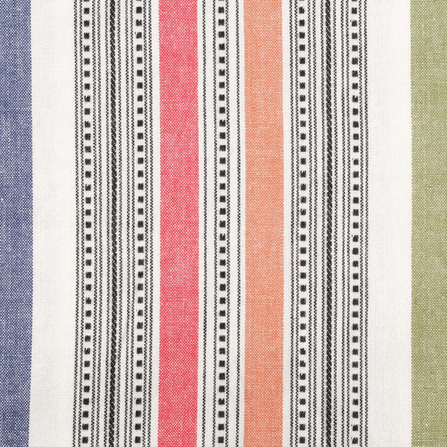 Design Imports  Stripe Tablecloth, Warm Stripe, 60X104"