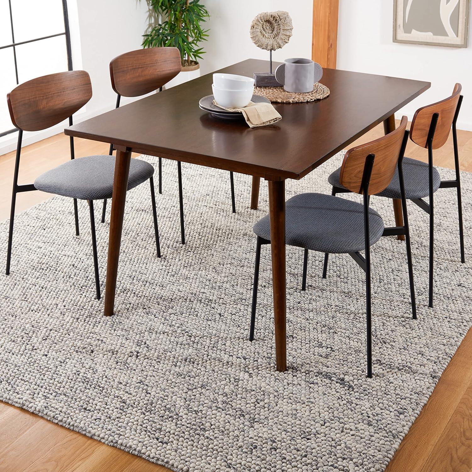 Natura NAT620 Hand Woven Area Rug - Light Grey/Ivory - 6'x6' - Safavieh.