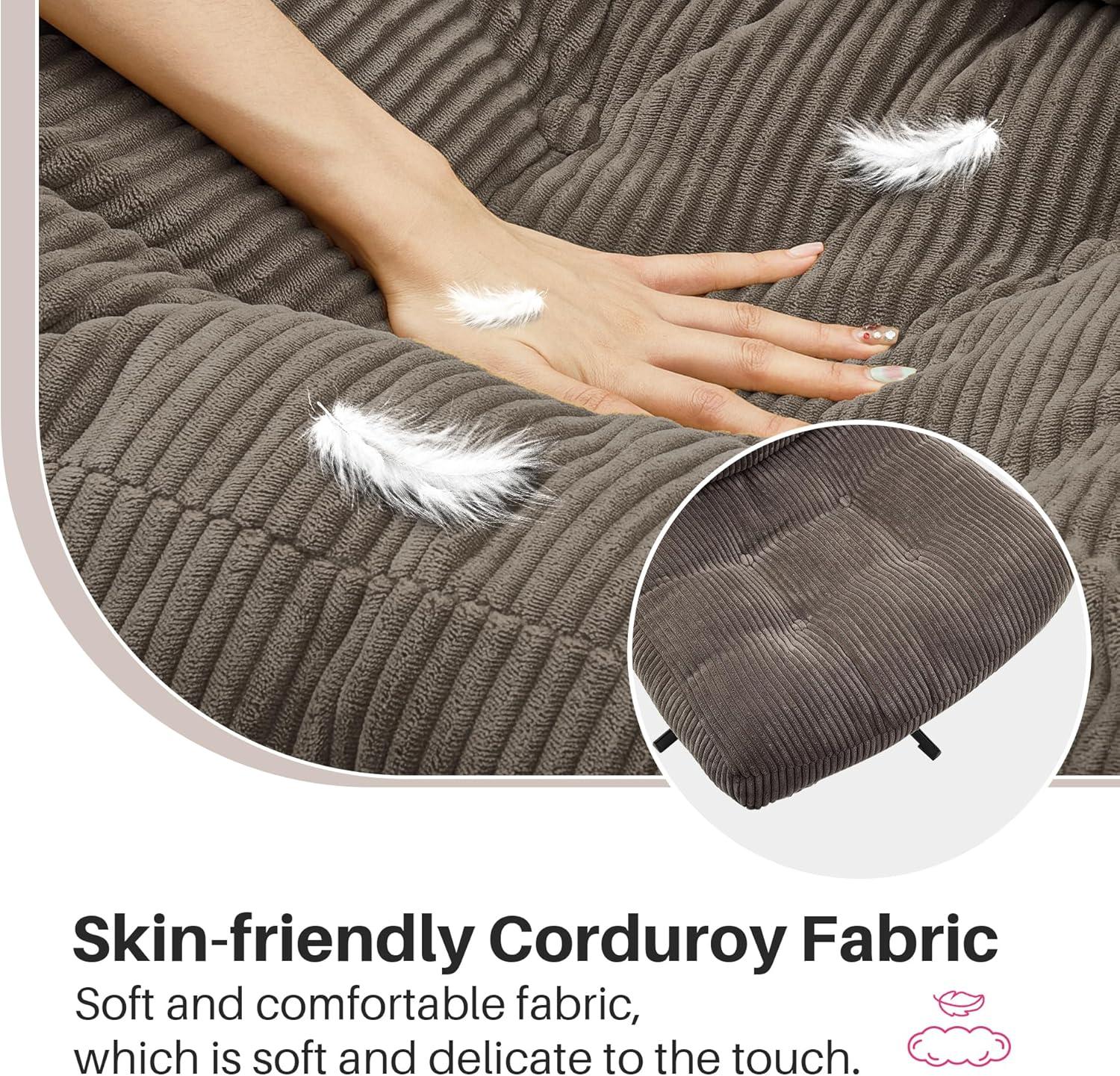 Red Barrel Studio® Hardyal Upholstered Swivel Accent Chair with Ottoman