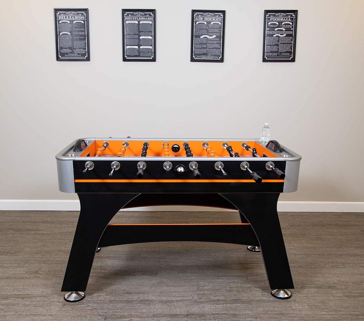 Black Framed Foosball Game Rules Wall Art