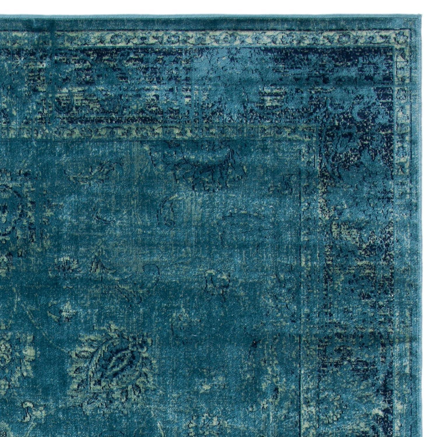 SAFAVIEH Vintage Adrian Traditional Area Rug, Turquoise, 8' x 10'