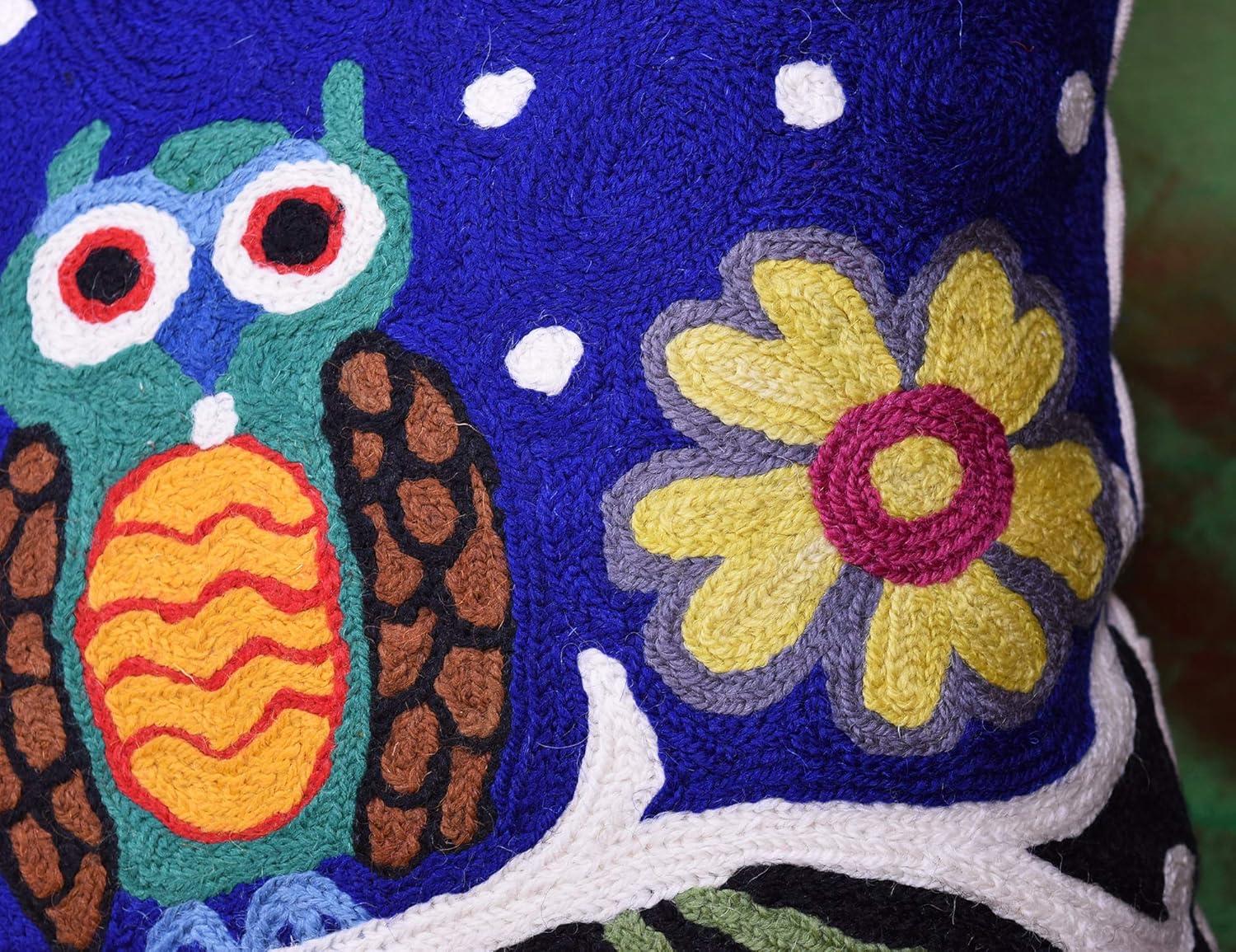 Lumbar Hundertwasser Throw Pillow Cover Biomorph Abstract Pillowcase Modern Couch Cushion Farmhouse Chair Pillowsham Outdoor Chair Cushions Handmade Wool Size 14x20
