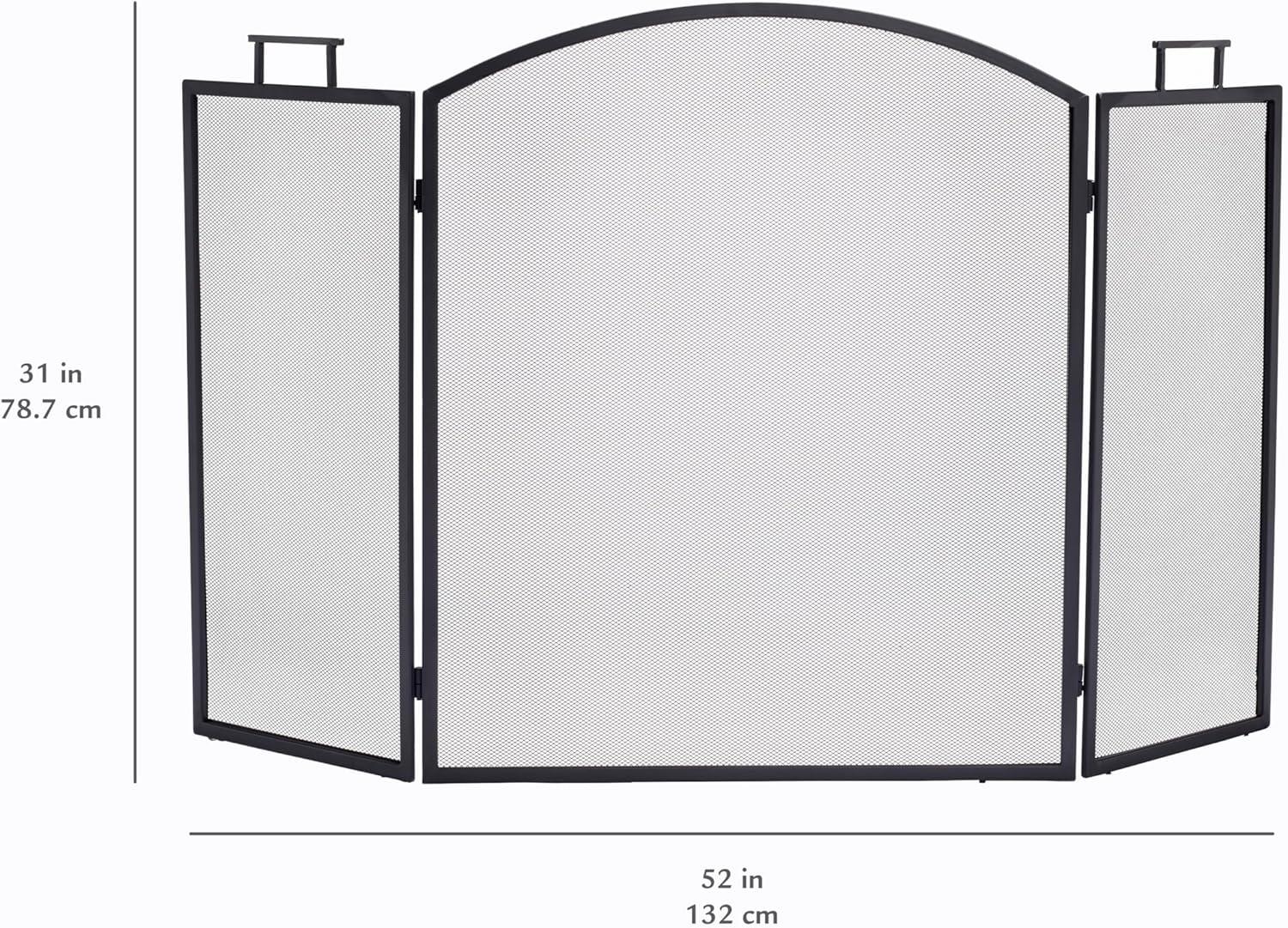 Dyna-Glo B1956194 Pleasant Hearth Classic Fireplace Screen - FA010S - Silver