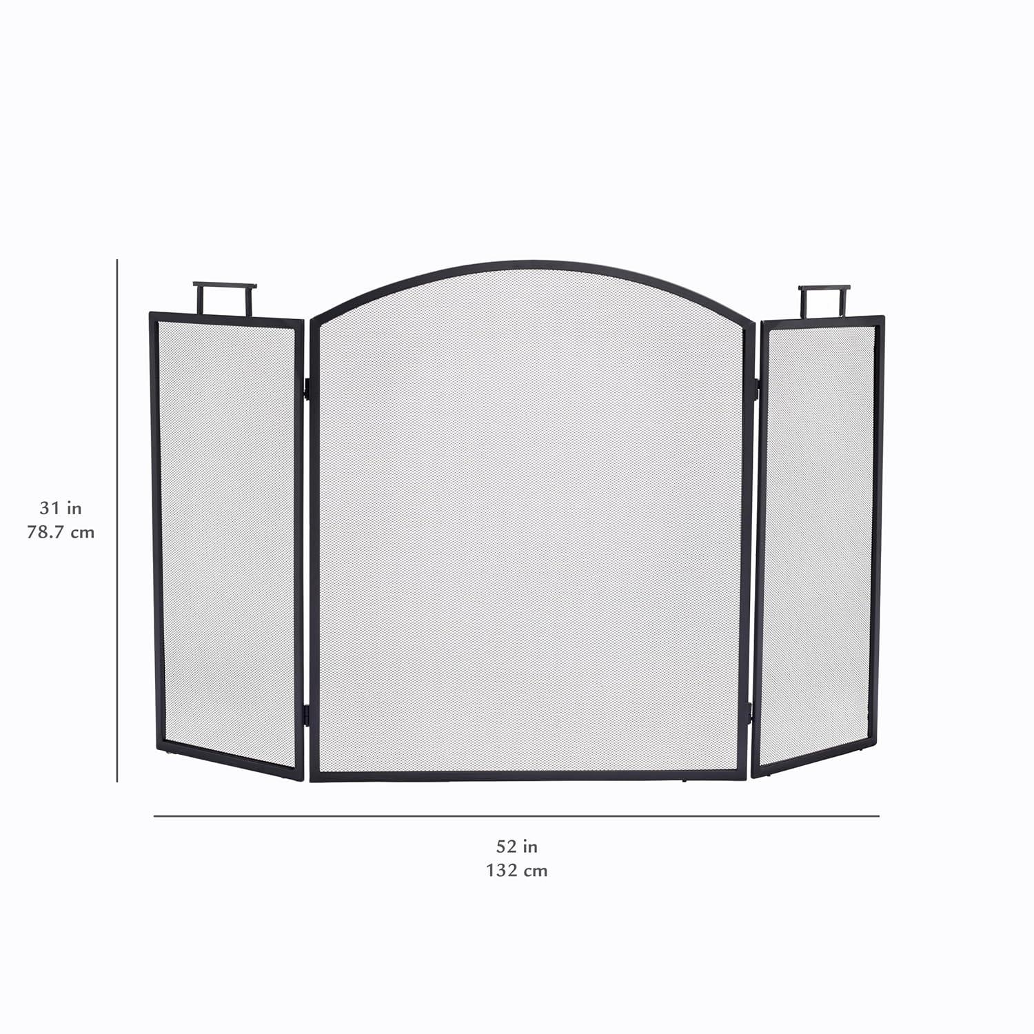Dyna-Glo B1956194 Pleasant Hearth Classic Fireplace Screen - FA010S - Silver