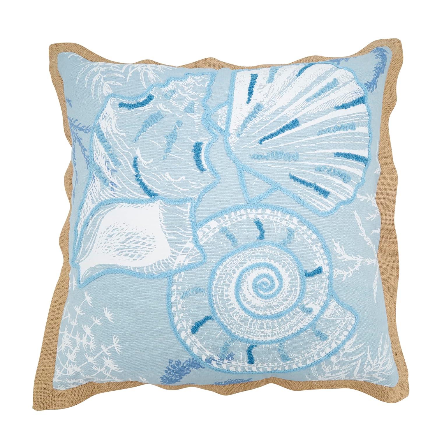 Saro Ballast Collection Cotton Throw Pillow