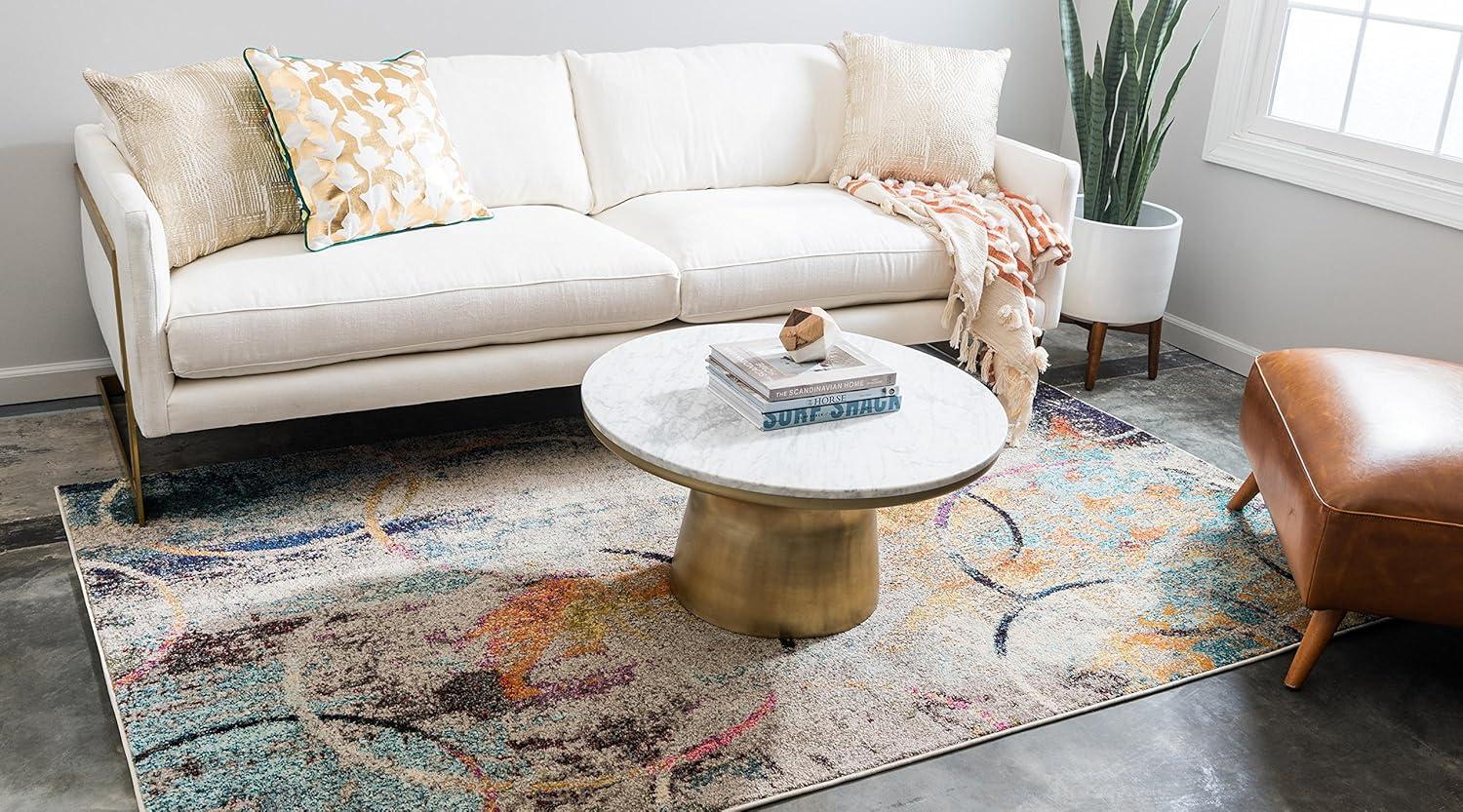 Unique Loom 8' 0 x 10' 0 Multi Chromatic Imperial Area Rug