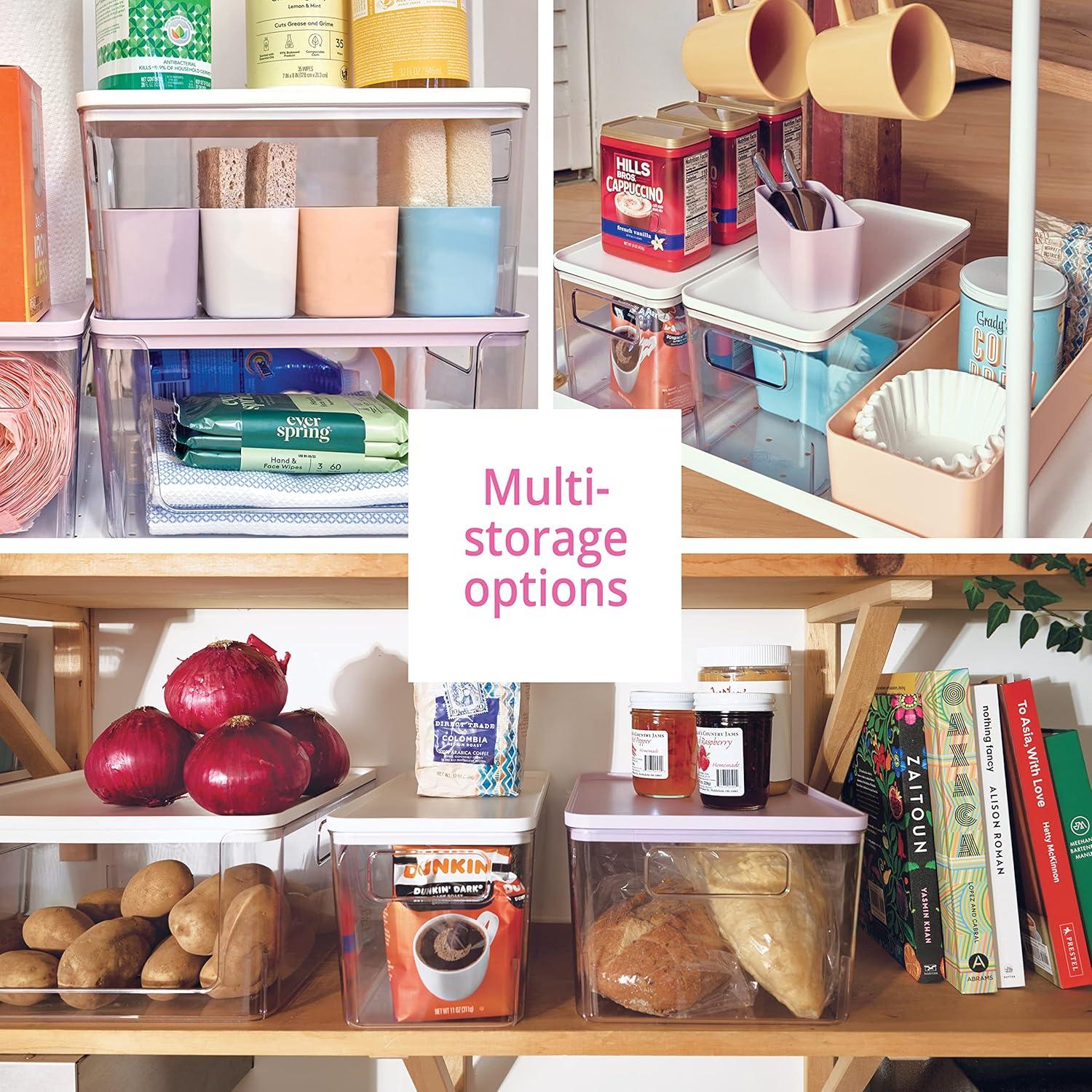 iDesign Rosanna Pansino x iDesign Recycled Plastic Kitchen Storage Bin with Lid