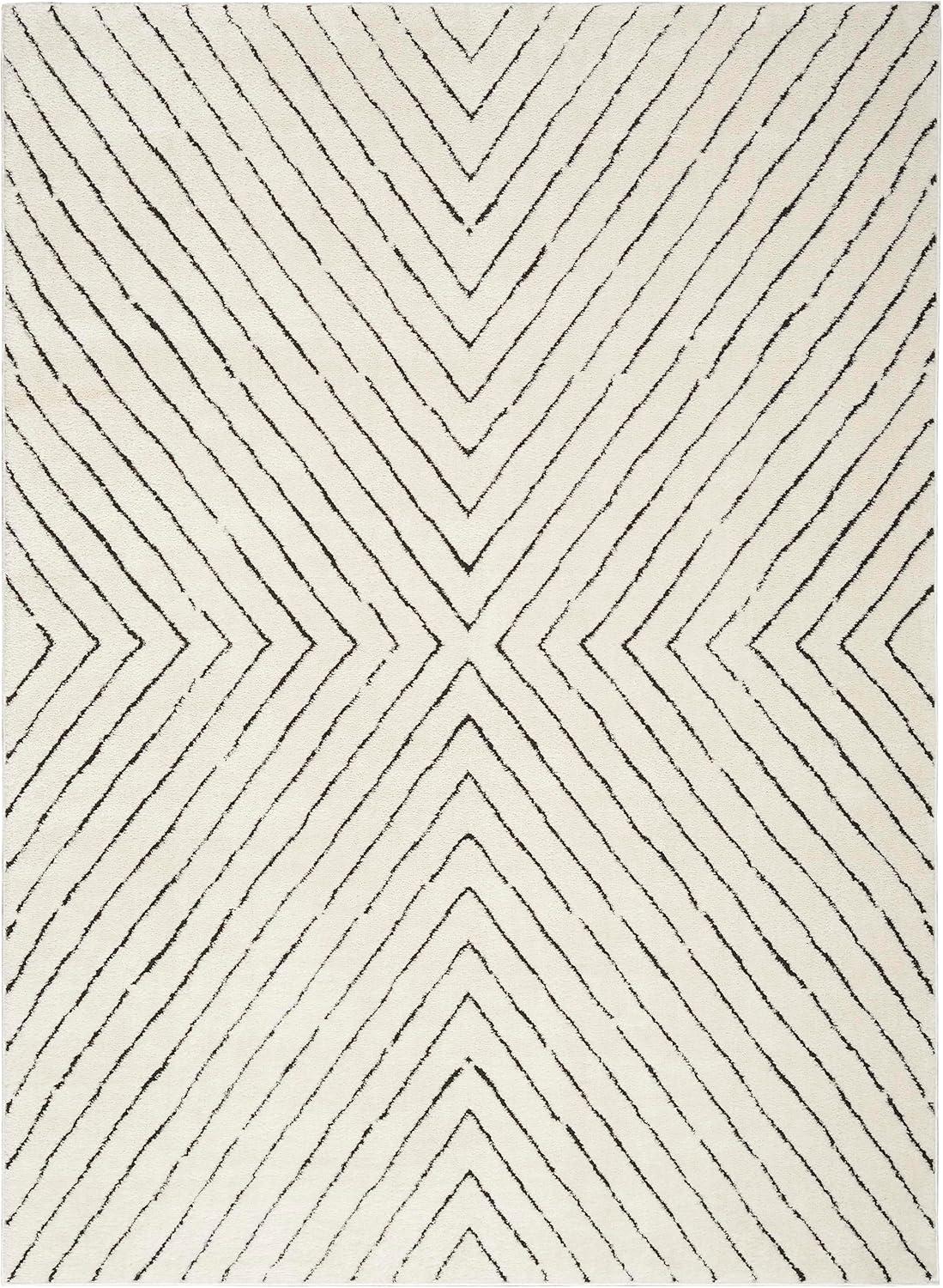 Nourison Cozy Modern Scandinavian Indoor Area Rug