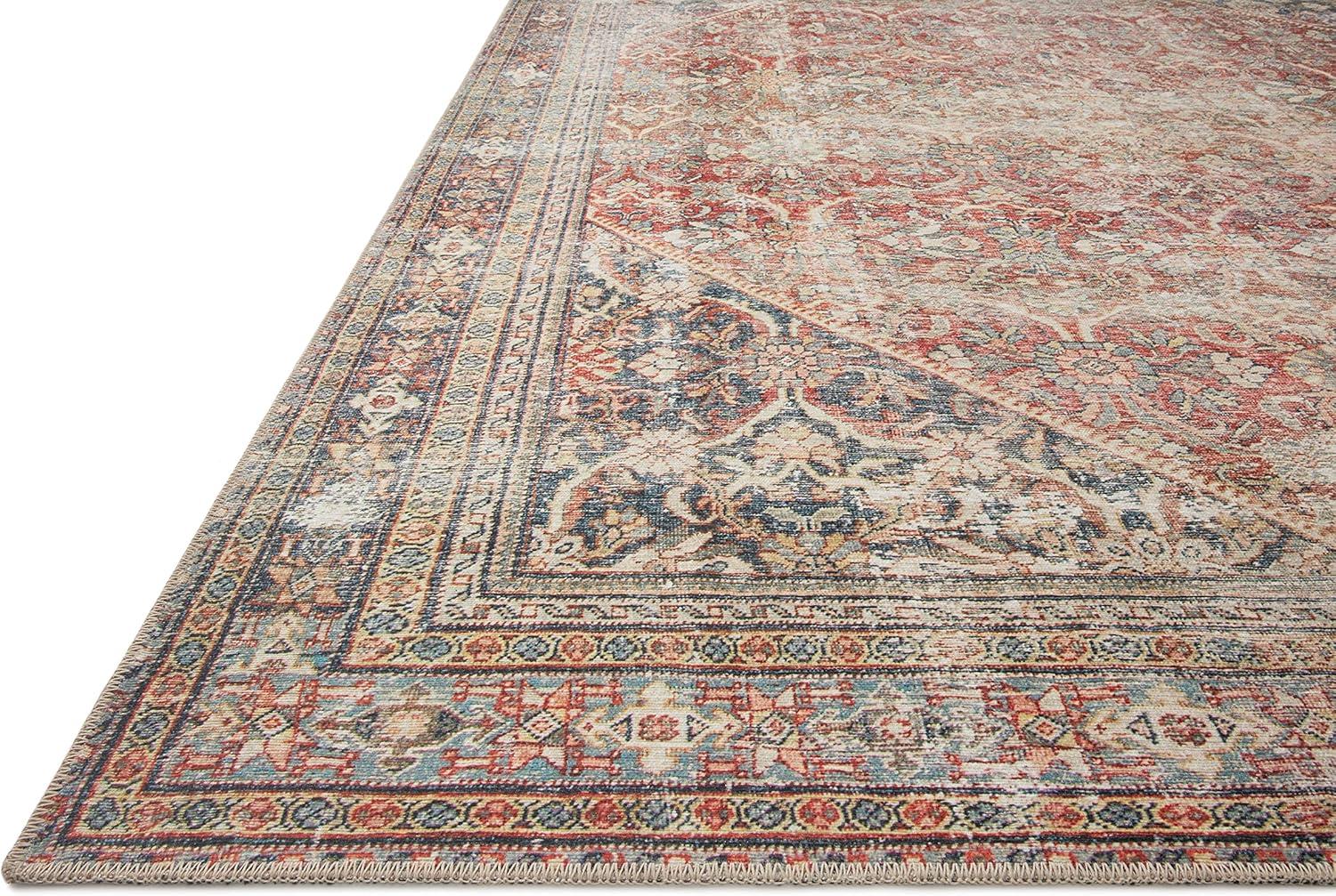 Amber Lewis x Loloi Amber Lewis x Loloi Georgie Red / Navy Area Rug