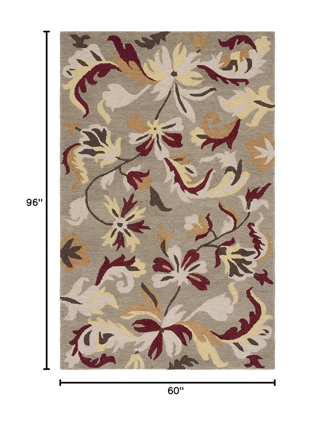 Jardin JAR459 Hand Tufted Area Rug - Sage/Multi - 5'x8' - Safavieh.